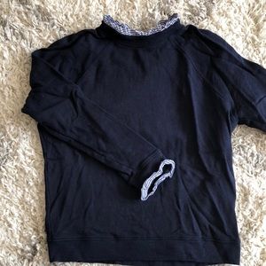 J.Crew Sweatshirt Sweater with Fun Collar